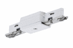 97680 URail, rail system, access., Connector, fixed 230V, white