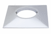 98779 Surface-mounted ring for UpDownlight LED special line Chrome matt, Square