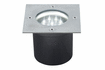 98876 Profi EBL Kit Suelo Cuadrado LED 3x1,2W 6VA 230/12V 100mm Acero/Metal