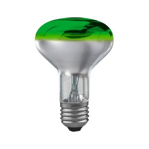 25063 Лампа R80 рефлект., зеленая-прозрачн. E27, 60W Reflector lamps for directed light in spotlights, spots and downlights 250.63 Paulmann