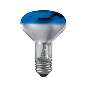 25064 Лампа R80 рефлект., синяя-прозрачн. E27, 60W Reflector lamps for directed light in spotlights, spots and downlights 250.64 Paulmann