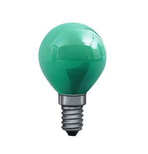 40123 Лампа Капля, зеленая, E14, 45мм 25W For all small luminaires with E14 401.23 Paulmann