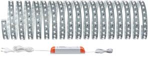 70830 MaxLED strips are so powerful that they can be easily used for room lighting. They are real highlights especially in profiles. Daylight white strips provide room and workplace light that keeps you focused and active. The basic set contains not only the strip but also a suitable ballast. If required it can be extended by a control unit with remote control. 708.30 Paulmann