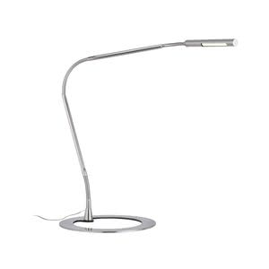 74995 Лампа настольная Plaza LED 1x3W 6000k железо шероховатое Discreet luminaire, powerful illumination: that"s the Plaza desk luminaire with a modern and efficient LED lamp. The triple flex-joint enables ideal setting to the requirements of the workplace. The very flat foot provides stable base and keeps the work surface uncluttered. 749.95 Paulmann