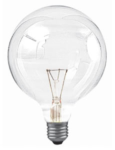11060 Лампа накаливания 230V 60W Е27 Шар (D-125mm, H-170mm) прозрачный 110.60 Paulmann