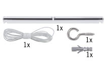 Système Câble Light&Easy Suspension anti-flèche 100cm Acryl Matière plastique