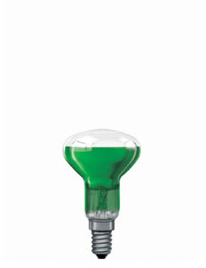 Reflektorlampe R50 Happy Color 40W E14 85mm 50mm Grün