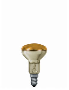 Reflektorlampe R50 25W E14 86mm 50mm Gold