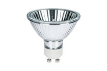 High-voltage halogen reflector lamp PAR20, 75 W GU10, silver 230 V