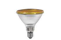 Light bulb, reflector PAR 38, 80 W E27, yellow 230 V