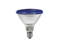 27284 Лампа PAR38 рефлект., синяя E27, 122мм 80W Reflector lamps for directed light in spotlights, spots and downlights 272.84 Paulmann