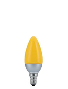 LED Kerze 0,6W E14 Gelb