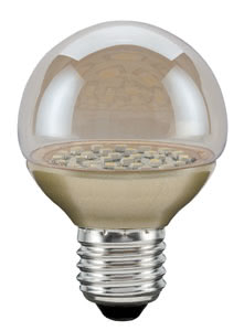 28079 LED Miniglobe 60 1x2,3W E27 Gold all 280.79 Paulmann