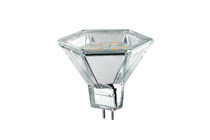 LED Diamond Hexa, 2W GU5,3 12V warmwhite