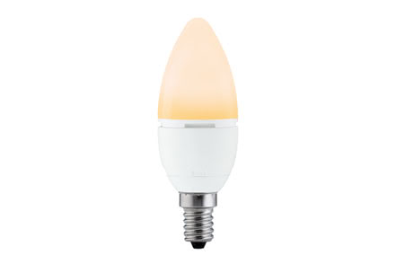 LED candle, 4 Watt, E14, Gold light 230 V