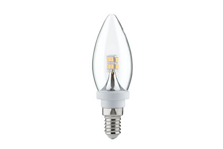 28261 Лампа LED свеча 2,5W E14, прозрачная 282.61 Paulmann