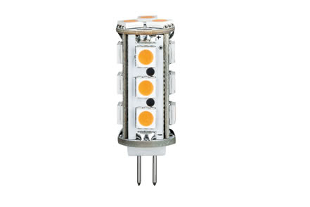 LED pin base, 2,5 Watt G4 Warm white 12 V