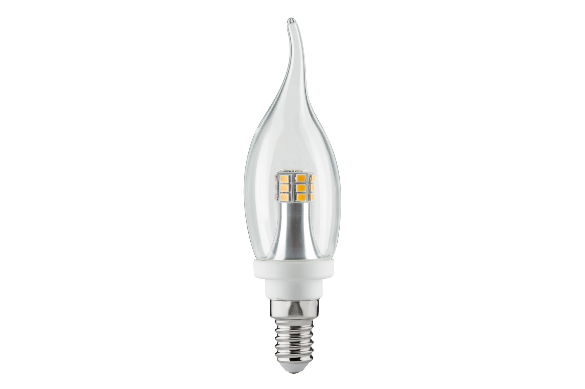 28306 LED Kerze Cosylight 4W E14 Klar 2700K Candle bulbs for use with chandeliers, ceiling and wall lamps. 283.06 Paulmann