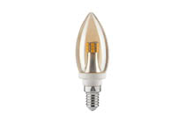 28309 LED Kerze 4W E14 Gold 2700K Candle bulbs for use with chandeliers, ceiling and wall lamps. 283.09 Paulmann