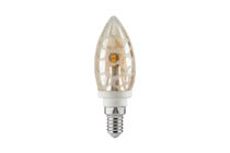 28310 LED Kerze 4W E14 Krokoeis Gold 2700K Candle bulbs for use with chandeliers, ceiling and wall lamps. 283.10 Paulmann