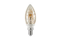 LED candle 4 W E14 230V 'Gold kroko-ice 2700K,