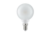 28324 LED Globe 60 4W E14 Sat 2700K Round and opulent in shape. The ideal lamp for pendants and other ceiling luminaires. 283.24 Paulmann