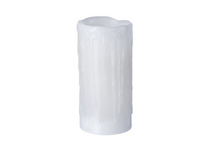TIP Mood LED Blow Off Wax Candle Weiss