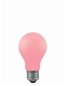 40049 Лампа накаливания 230V 40W E27 Универсал (D-60mm, H-105mm) мягкий красный The general lamp in the original shape of electrical lighting. 400.49 Paulmann