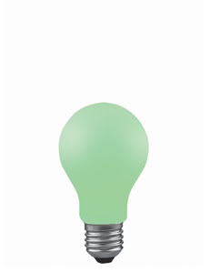 40050 Лампа AGL, E27 мягкий зеленый 40W The general lamp in the original shape of electrical lighting. 400.50 Paulmann