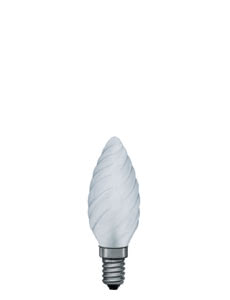 45160 Лампа накаливания 230V 60W E14 Свеча (D-35mm, H-97mm) матовый 451.60 Paulmann