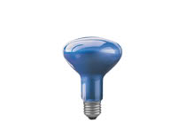 50000 Лампа накаливания 230V 100W Е27 35  Спец R95 (развитие растений) (D-95mm, H-128mm) голубой all 500.00 Paulmann