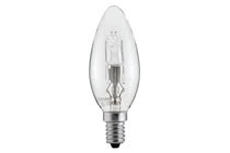 51043 Лампа Свеча Halogen 28W E14 klar Candle bulbs for use with chandeliers, ceiling and wall lamps. 510.43 Paulmann