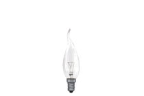 51340 Лампа свеча- уютный свет, прозрачная, E14, 35мм 40W Candle bulbs for use with chandeliers, ceiling and wall lamps. 513.40 Paulmann