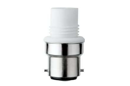Minihalogen socket for G9 pin base B22d 230V White
