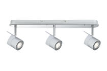 LED spotlight, 3x10W PowerLED, 230V, Chrome matt