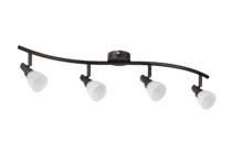 60177 Светильник Classico Stange 4x42W G9, состареное железо The 4-lamp -Classico- spotlight features proven 230В volt halogen technology combined with an attractive design. The product includes a lamp, halogen 42В W G9 230В V clear (80032), on delivery and is suitable for wall and ceiling mounting. The generous light distribution is ideally suited to general purpose room illumination. 601.77 Paulmann