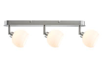 60296 Светильник Wolbi LED Balken 3x3W GZ10 Eis-g/Ws The 3-lamp -Wolbi- spotlight sets new benchmarks in energy-efficiency under the maxim of 
