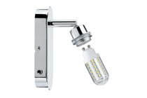 LED spotlight, 1x3W, DecoSystems, 230V, GZ10, Chrome