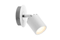 Spotlight LED 1x3,5W Tube IP44 bar, 230V, White/chrome