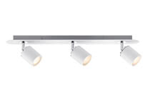 Spotlight LED 3x3,5W Tube IP44 bar, 230V, White/chrome