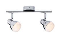 LED spotlight, 2x4,6W Gloss 230V, Chrome