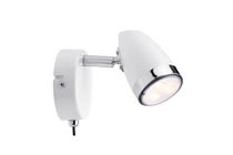 LED spotlight, 1x3,5W Root 230V, White/chrome