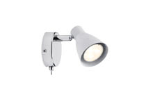 LED Spotlight 1x3,5W 2Simple, 230V, White/chrome