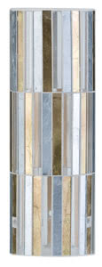 Living 2Easy Glas Fabro Gold/Silber