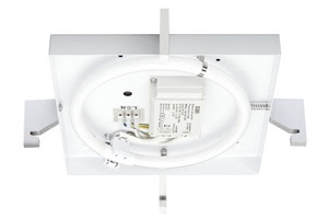 70047 Светильник настенно-потолочный Basis Square 22W T5 Alu DS - Decor as desired, technology as required: the Square basic ceiling luminaire combines energy saving with user-friendly design. The 22В W ring tube provides even illumination, and the integrated ballast for flicker-free immediate start-up. Select the design that best suits your tastes and decorating style. 700.47 Paulmann