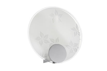 WallCeiling DS Modern Deco-Set WL Disc Flower 220mm Metall/Glas