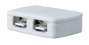 YourLED junction box, 4-way distributor, white, plastic