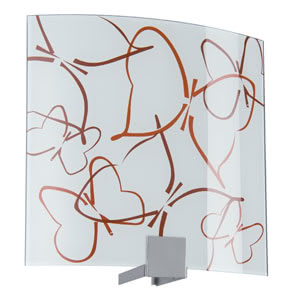 WallCeiling DS Modern Deco-Set WL Cove Butterflies 280x280mm Metall/Glas