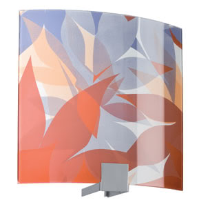 WallCeiling DS Modern Deco-Set WL Cove Leaves 280x280mm Metall/Glas