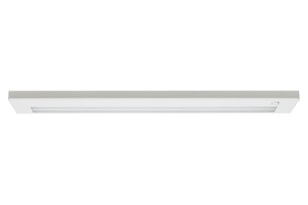 70314 Св-к WorX 1x13W, белый Easy-to-mount under-cabinet luminaire. Including through-wiring for linking up to 10 luminaires. Individual switching of luminaires by integrated rocker switch. With electronic ballast for maximum energy efficiency and flicker-free immediate start. Ideally suited to the dimensions of under-cabinets. 703.14 Paulmann